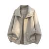 Spring and Autumn New Jacket Men's Large Lapel Oil Wax Leather Jacket Jacket Leather Jacket Retro Ruffian Handsome Loose