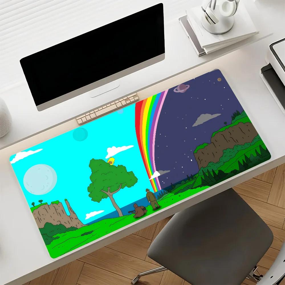 Tappetino Mouse Divertente Cartoon B-Big Lez S-Show Bordo in Gomma Antiscivolo Bloccato Spesso Tappetino per Scrivania Laptop Gaming
