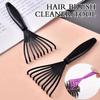 Plastic Mini Comb Cleaner Embedded Hair Brush Hair Remover Handle Cleaning Brushes Cleaners Special Barber Hairdressing Tool