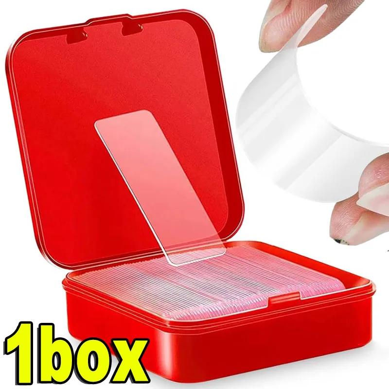 

Двусторонняя клейкая лента Прочная многоразовая водонепроницаемая наклейка на стену Не оставляющая следов Домашний постер Декор для фестиваля Прозрачная 3M Nano Cinta Tape S- 35X11mm