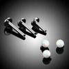 G23 Titanium Opal Piercing 16G Internal Thread 3/4/5mm Labret Industrial Ear Tragus Piercing Nose Lip Implant Grade Body Jewelry