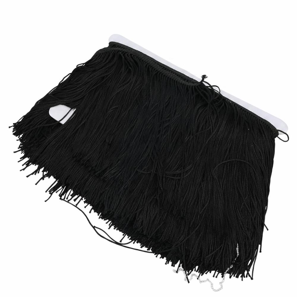 1pcs Polyester Material Fringe Tassel Trim 6inch Wide Stage Clothing  Sewing Supplies
