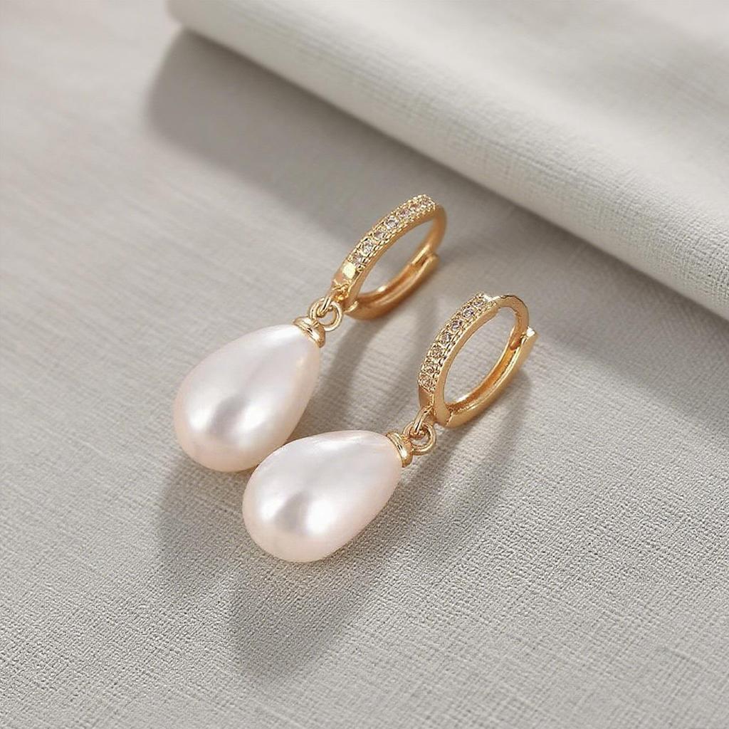 Schicke Retro-Perlenohrringe: Luxuriöses High-End S925 Silber, Modisches und Vielseitiges Nischendesign