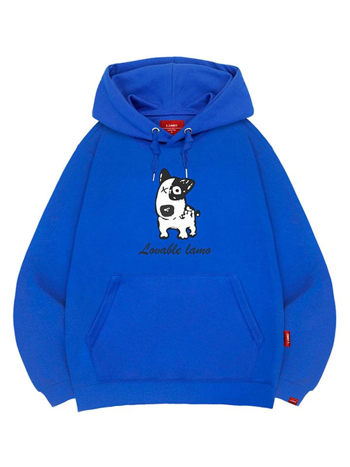 Lovable Dog Hoodie Unisex Big Size M~4Xl (B Type)