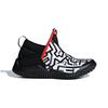 Adidas Rapida Fabric Comfortable Versatile Breathable Mid-Top Kids Running Shoes Kids Running Shoes Black AH2574