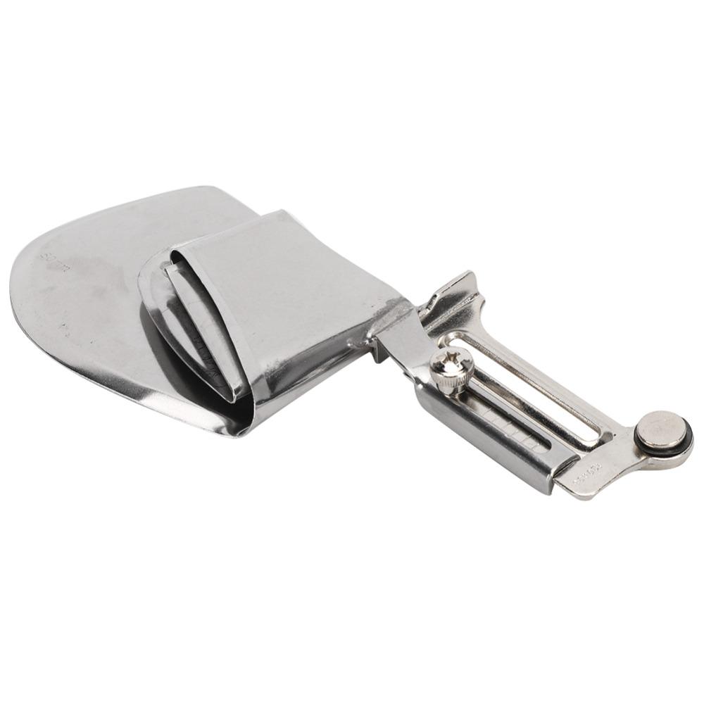 Iron Lockstitch Presser Foot Adjustable Rolled Hem Binding Attachment  Industrial Sewing Machine