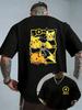 T-shirt da uomo in cotone con stampa Pikachu Potdemiel Estate 2026, Top da uomo casual ed elegante, T-shirt da uomo comoda e traspirante