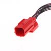 Motorcycle OBD Diagnostic Plug Durable Metal Pins Fuel Injection Tester Adapter 2Pcs DJ7065Y-0.6-11/21 for Frequent Shop Use
