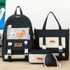 Primary School Girl Four Piece Set Junior High School High School Student Backpack College Boy Backpack