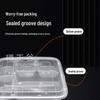 JiWangGu Disposable 1000ml Divided Lunch Boxes