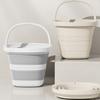 Collapsible Water Bucket Reinforced Thickened Material Large Capacity Multi Purpose Portable Storage Fishing Utility Pail Space Saving