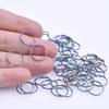 Wholesale Open Split Key Rings Stainless Steel Connectors For Jewelry Making Supplies DIY Keychain Necklace Colored Materials