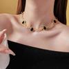 Gifts Oval Earrings Korean Style Bridal Jewelry Sets Elegant Vintage Necklace  Wedding Decor