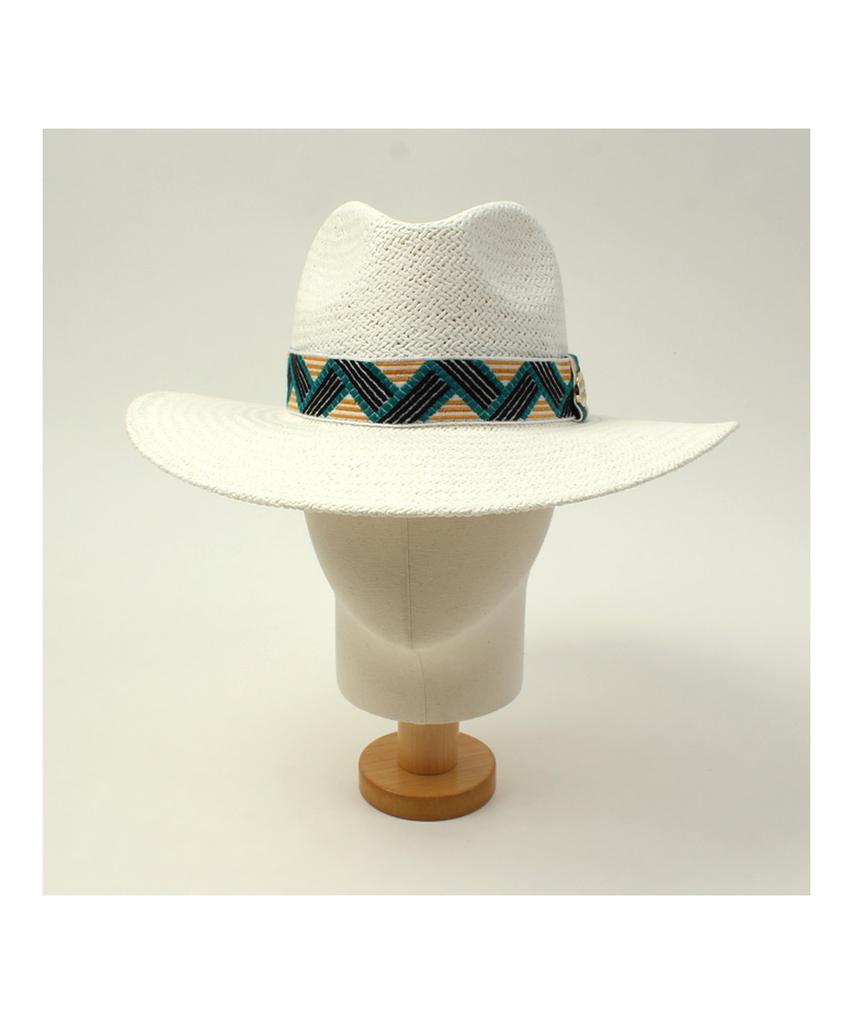 Yunibeosyeolkemiseuteuli Cool Line Swing White Fedora Summer Fedora