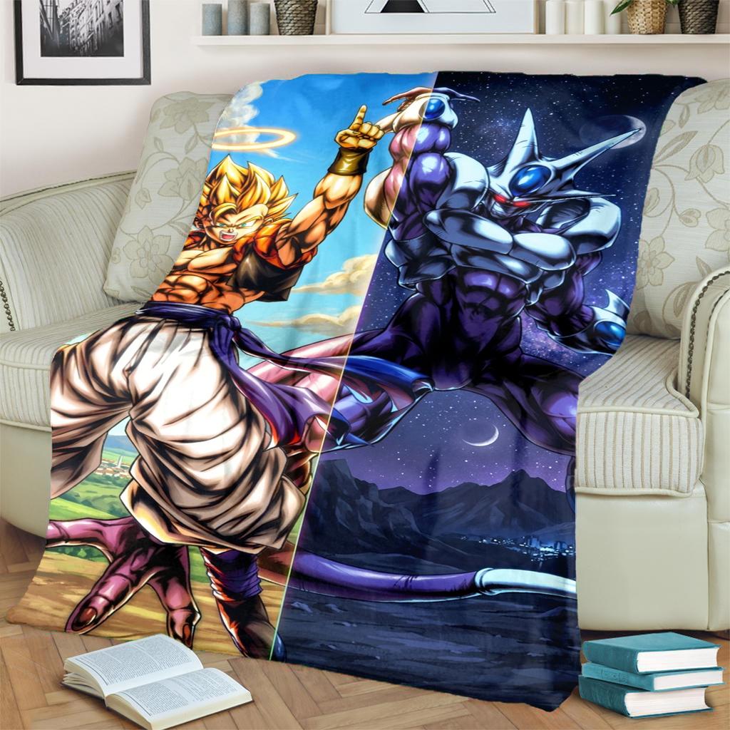 Soft Dragon Ball! Flannel Throw Blanket Warm for Bedrooms, Sofas, Beds, Chairs, Picnics, Travel