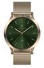 Lilianthal Berlin Gold Made In Men's Watch, Date, Germany, H1-013-B023R20