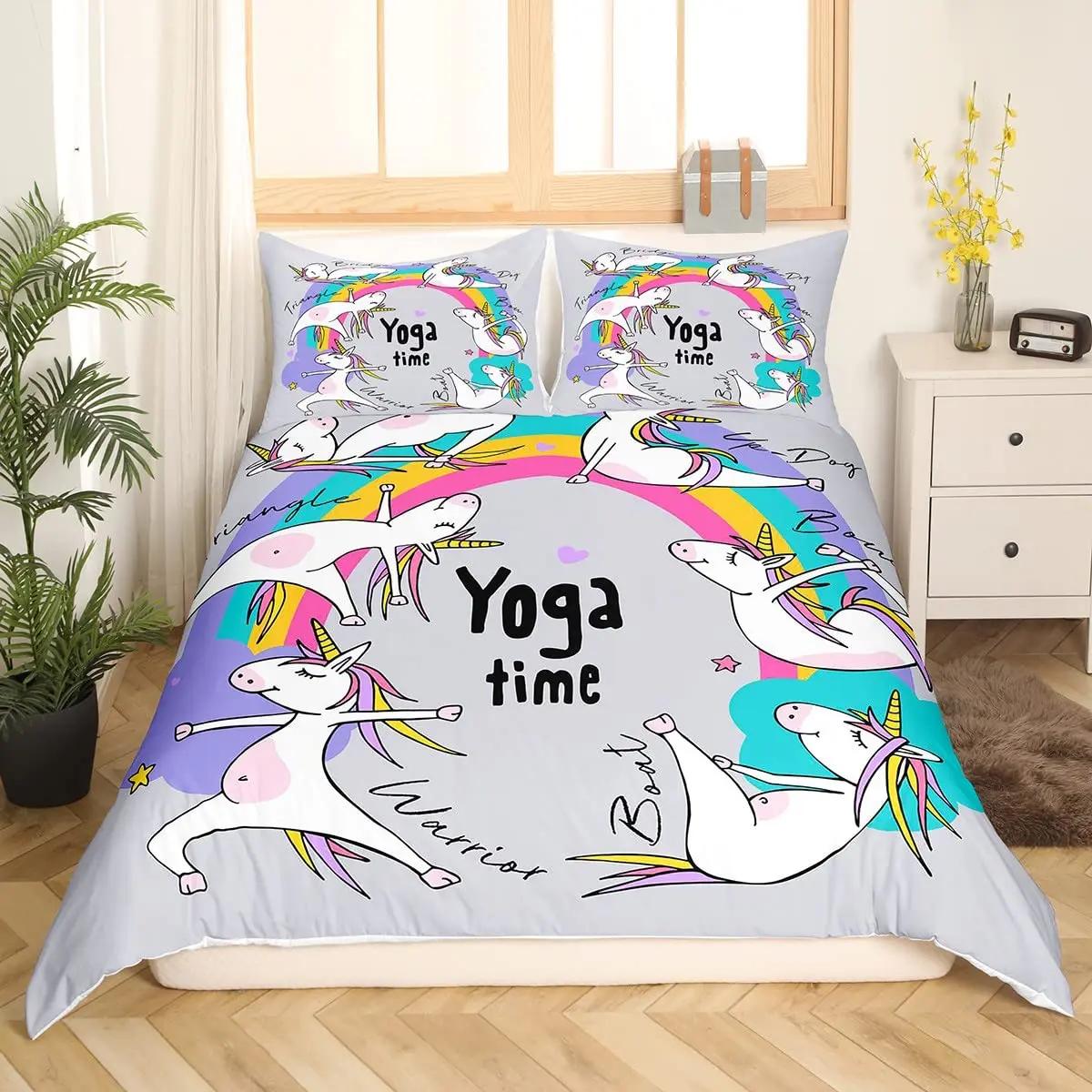 

Comforter Yoga Astronaut King Queen Hippie Trippy Magic Comforter Chakra Meditation Bedding Set Polyester Comforter (quilt)-EU Single(135*200cm)3pcs