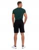 Men's Shorts with Zipper Pockets and Elastic Waist Summer MORAJ XL BLACK