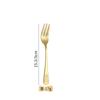 Light luxury pattern stainless steel western food tableware steak knife fork spoon retro mirror set