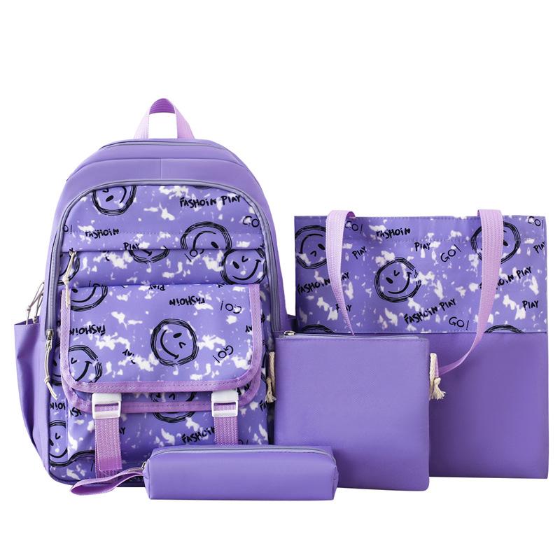 

Новая повседневная сумка с граффити и комиксами для мальчиков, учеников средней школы, студентов колледжа, модные трендовые рюкзаки