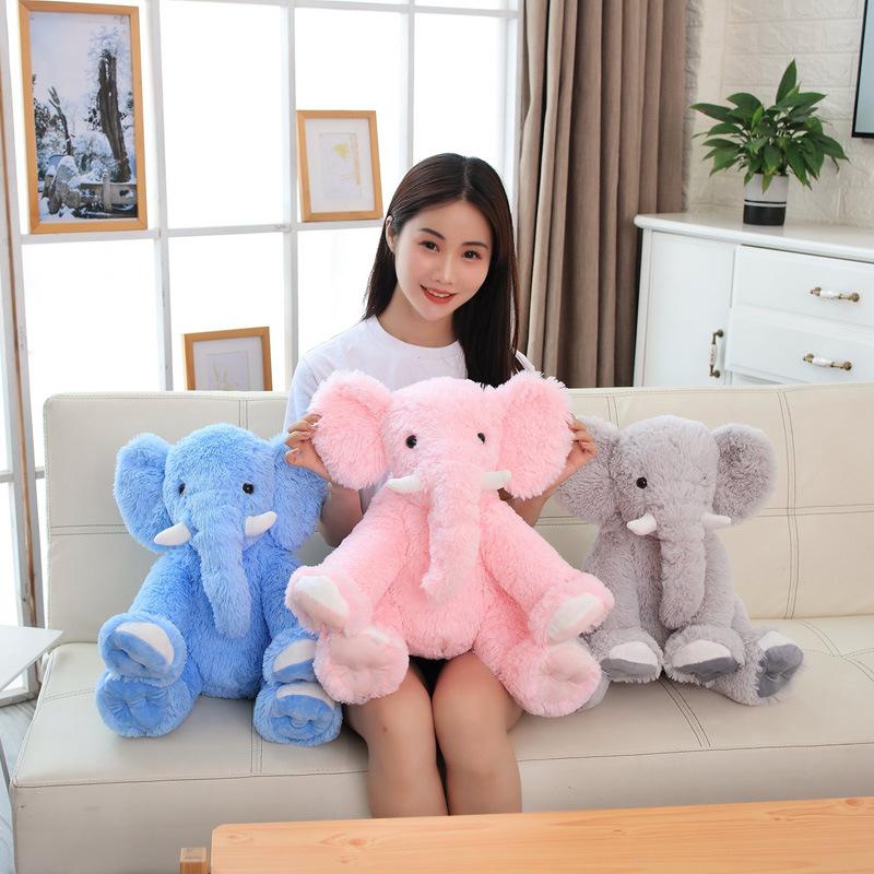 Popular Elephant Doll Internet Celebrity Toy Throw Pillow Baby Sleeping Appease Elephant Children's Day Birthday Gift