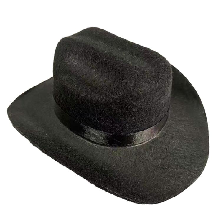

Festive Cat Cowboy Cap Pet Hat Adjustable Strap Dog Costume Autumns Winter Cap M