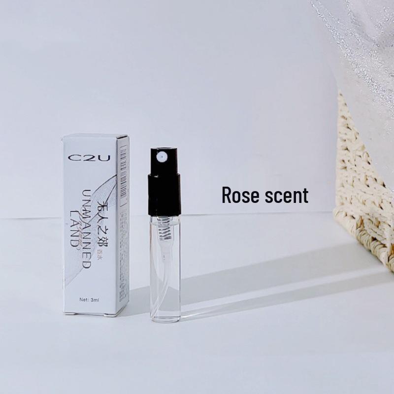C2U White Tea Fresh Perfume Sample 3ml with Atomizer, Portable Women's Spray