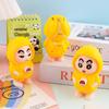 Shin-chan Face-Changing Keychain Toy - Creative Cartoon Figurine Ornament for Stress Relief