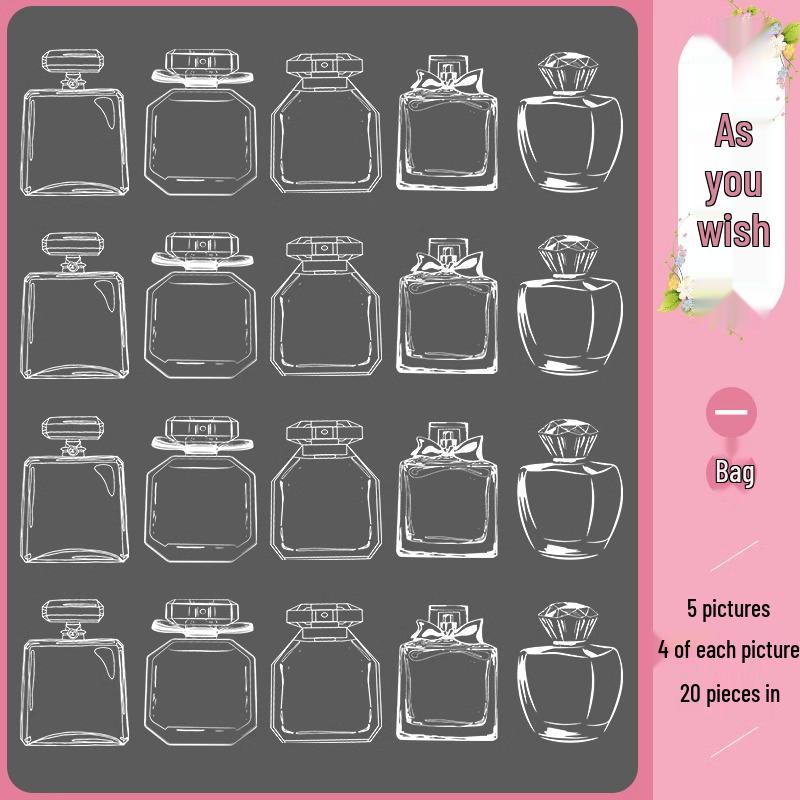 Handmade Transparent Dried Flower Bookmark Kit - Spring Collection for Students