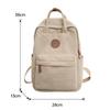 Schoolbag Corduroy Schoolbag Middle School Student Ins College Backpack Autumn and Winter New Solid Color Girl Velvet Backpack