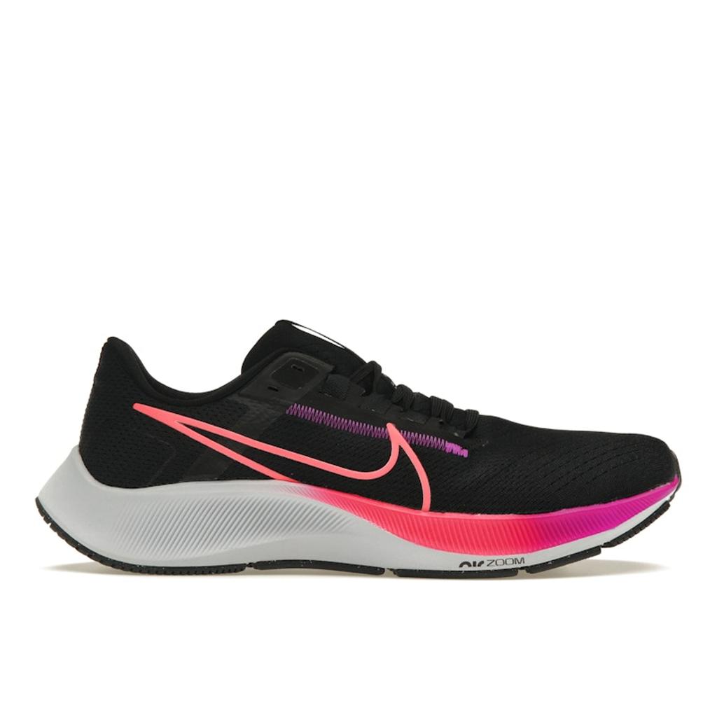 Nike Air Zoom Pegasus 38 Black Hyper Violet Men Sneakers Off-Noir Flash-Crimson CW7356-011