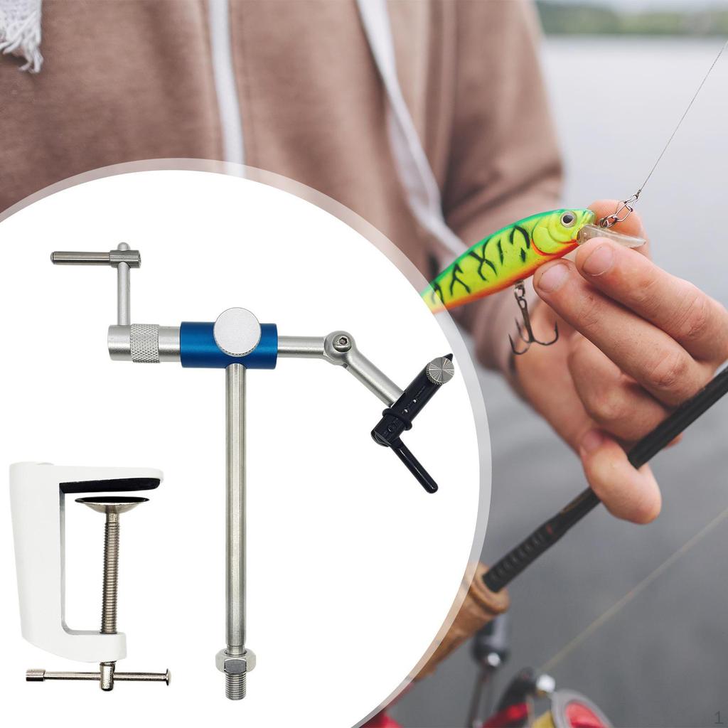 Étau rotatif de voyage en alliage avec base, étau portable