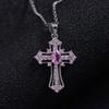 Stylish Crosses Pendant Charm Necklace Resistant to Tarnish Jewelry Accessory for Personalize Expression and Faith