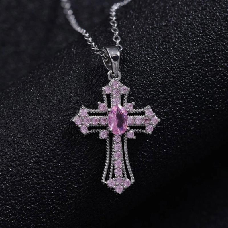 Stylish Crosses Pendant Charm Necklace Resistant to Tarnish Jewelry Accessory for Personalize Expression and Faith