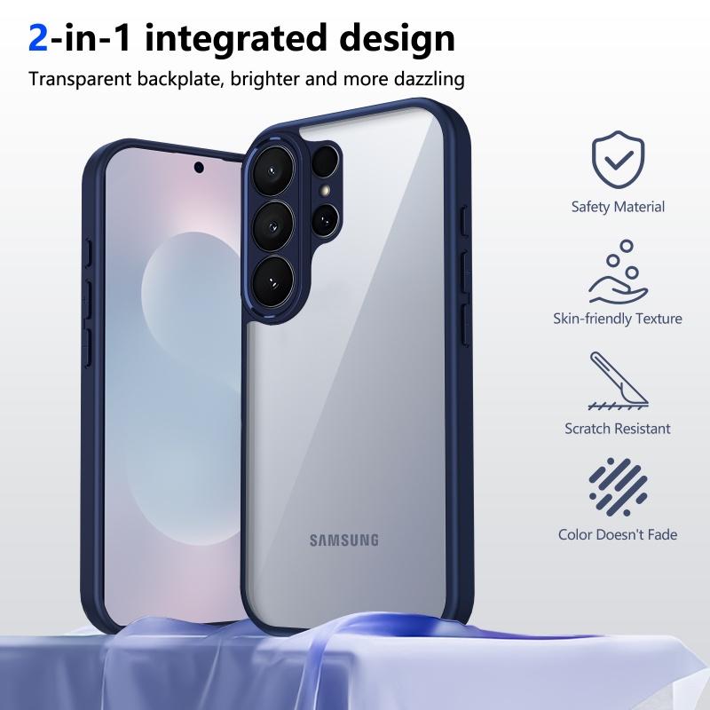 Matte Acryl Hülle Für Samsung Galaxy S26 S25 Edge S24 S23 Plus S22 Ultra S21 FE M56 A17 F17 A57 A16 Transparente Abdeckung