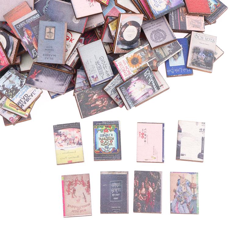 Creative Anti-Anxiety Bookshelf Miniature Book Match Boxes Gift Shake Away Your Anxiety Doll House Decoration Gifts