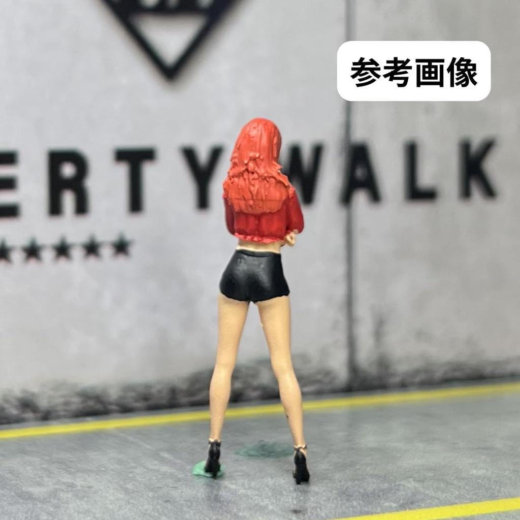 Moreart 164 Miniature Figure & Motorcycle Set MO642051 (Model Girl, Model Diorama, Miniature Car) [Used]