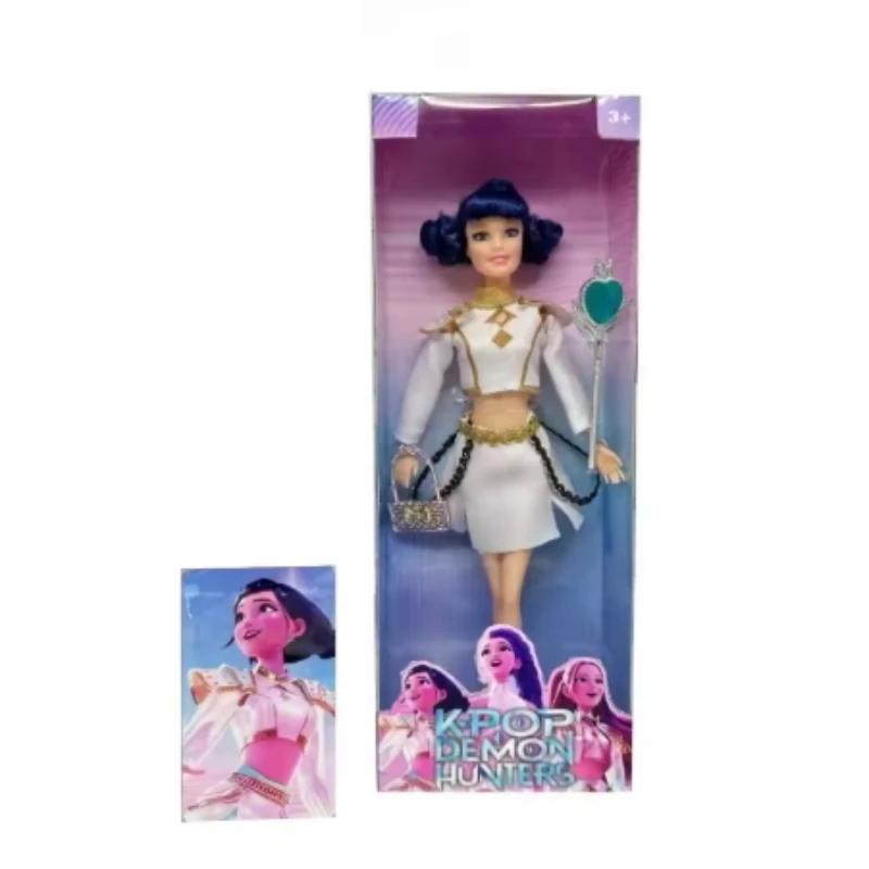 ##NOWE Lalki Zabawki Kpop Łowcy Demonów Figurka Akcji Zabawka Rumi Mira Zoey Piękna Księżniczka Lalki Dziewczynki Plastikowa Zabawka DIY dla Dziewczynek