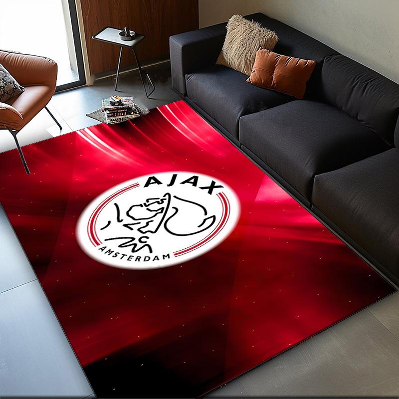 1PC rug Ajax Amsterdam Crest Carpet, Chair Rug,Area Rug for Office Bedroom living rooms bedroom, Doormat decor Christmas fan gifts