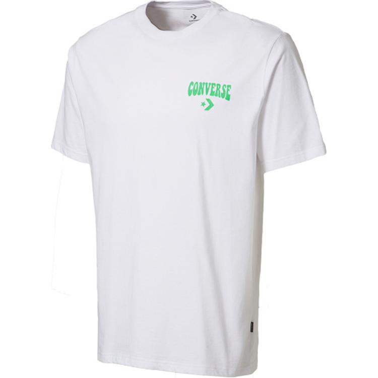 Converse Star Chevron Munchy T Shirt Men s White 10008551-A01 S
