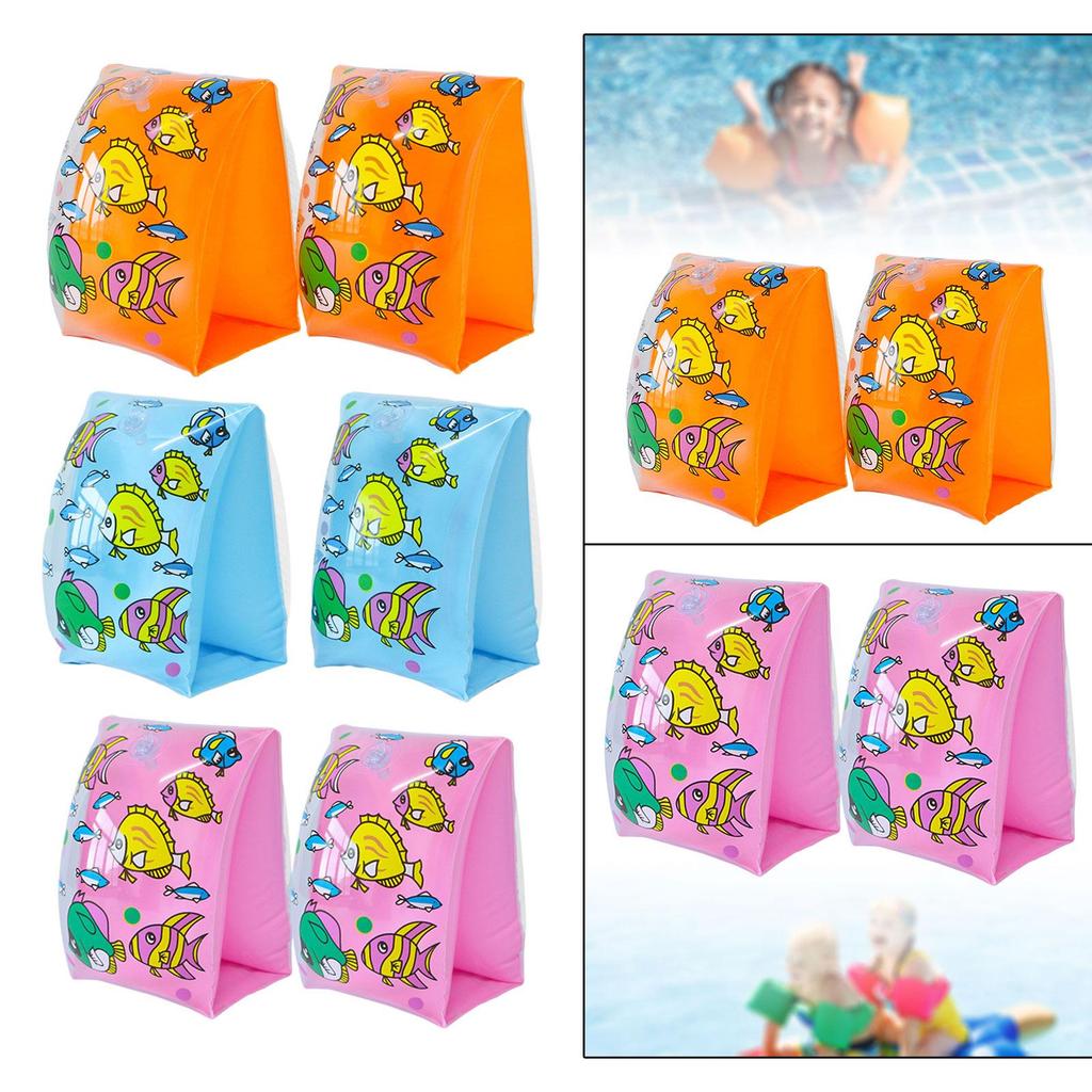 Swimming Arm Floaties Inflatable Swim Arm Bands for Beginner Girls Boys Kids
