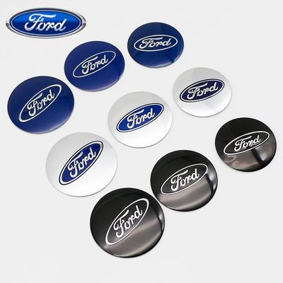 Car Sticker Ford 4pcs 56/60/65mm Car Wheel Center Hub Caps Stickers Badge For Ford Fiesta Mondeo Explorer Focus MK2 MK3 MK4 Mond