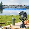 Portable Cordless Fan Rechargeable Personal Desktop Table Fan for Indoor Outdoor Tent Travel BBQ Fishing Jobsite