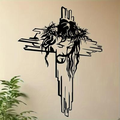 Kříž Socha Závěsný kříž Ježíš Jedinečná vyřezávaná figurka do ložnice kanceláře