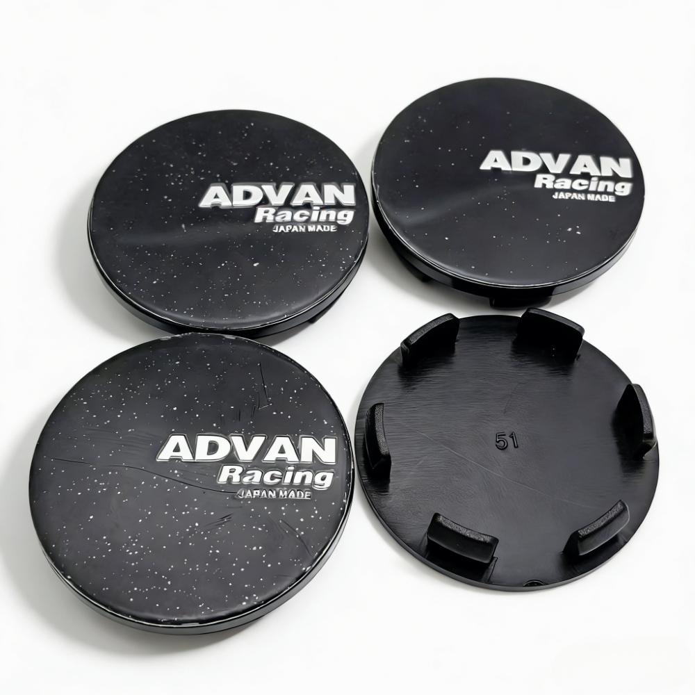 4pcs Sport Edition Logo Emblem Badge Car Wheel Center Caps 51MM Clips 46MM Rim Hubcaps Dust Cover Wheels Hub Cap Car Accessories