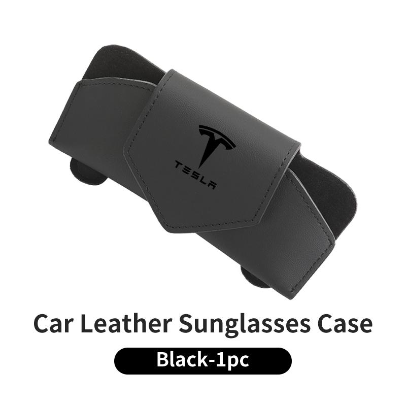 Car Valve Glasses Box Sun Visor Glasses Holder Sunglasses Case For Tesla Model 3 Y S X 2021 Roadster Cybertruck Juguete