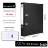 Qixin Fast 2-3 Inch Black/Blue 2-Hole Labor File Storage Folder