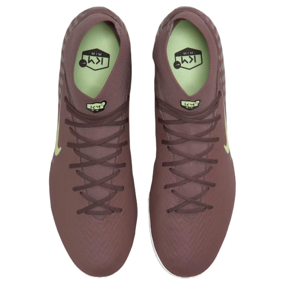 Nike Mercurial Superfly 10 Academy High TF Kylian Mbappé Pack Unisex Sneakers Brown Plum-Eclipse Metallic-Silver FQ8333-200