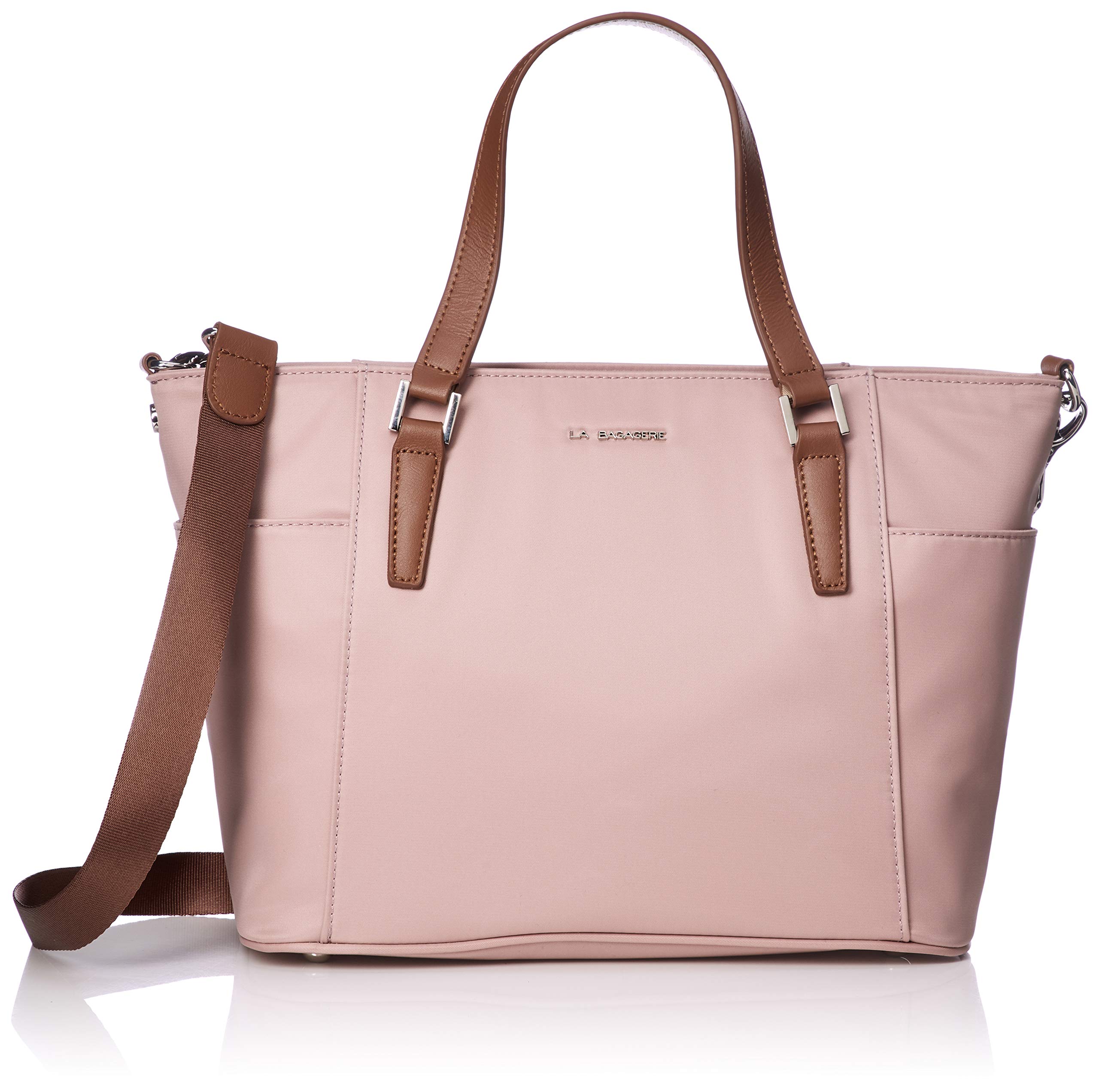 

Деловая сумка-тоут размера S розовая [Labagerie], S, B82-09-02, розовый