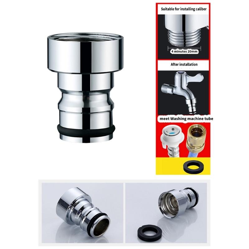 Universal Mixers Tap Adapter Bathroom Accessory Portable for Garden Hose Connection Fit Multiple Threaded Faucets